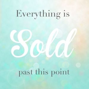 all items are sold beyond this point.